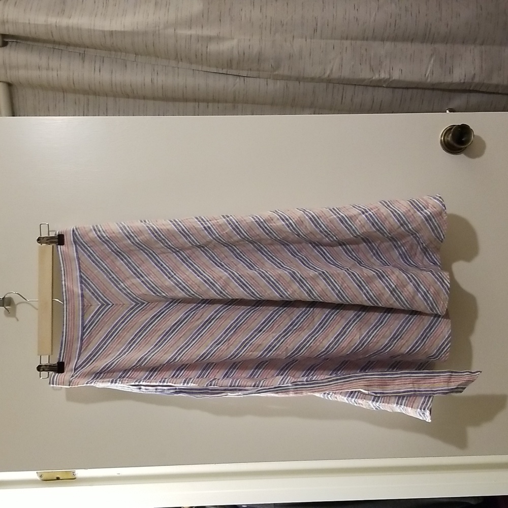 Talbots linen blend skirt